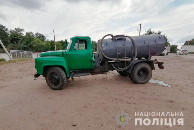 Водовоз, який розчавив чоловіка у місті Карлівка 