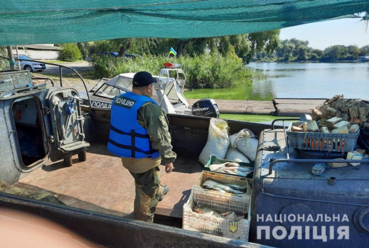 На Полтавщині викрили браконьєрів, які виловили риби на 1,5 млн грн